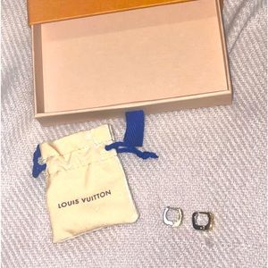 LV Nanogram Huggie Earrings